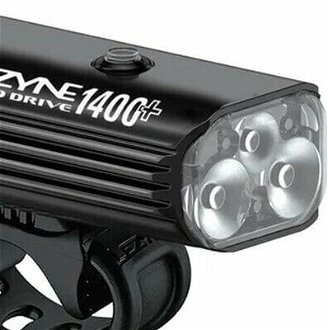 Lezyne Macro Drive 1400+/Strip Drive Pro 400+ Pair Satin Black/Black Front 1400 lm / Rear 400 lm Cyklistické svetlo 7