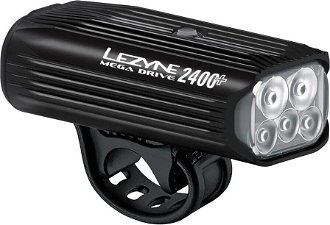 Lezyne Mega Drive 2400+ Front 2400 lm Black Predný Cyklistické svetlo