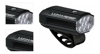 Lezyne Micro Drive Pro 1000+ Front 1000 lm Satin Black Predný Cyklistické svetlo 4