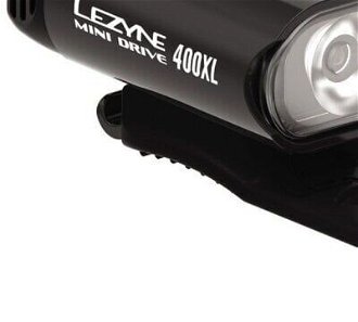 Lezyne Mini Drive 400 / KTV Pro Pair Čierna Front 400 lm / Rear 75 lm Cyklistické svetlo 8