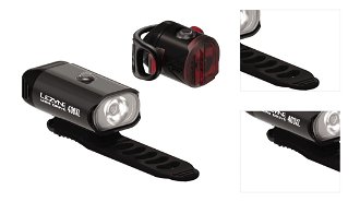 Lezyne Mini Drive 400XL / Femto USB Drive Čierna Front 400 lm / Rear 5 lm Cyklistické svetlo 3