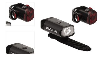 Lezyne Mini Drive 400XL / Femto USB Drive Čierna Front 400 lm / Rear 5 lm Cyklistické svetlo 4