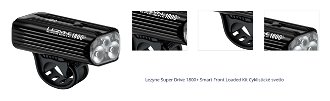 Lezyne Super Drive 1800+ Smart Front Loaded Kit 1800 lm Black Predný-Zadný Cyklistické svetlo 1