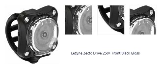 Lezyne Zecto Drive 250+ Front 250 lm Black Gloss Predný Cyklistické svetlo 1