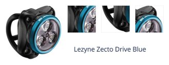 Lezyne Zecto Drive 250 lm Blue Cyklistické svetlo 1
