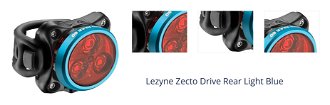 Lezyne Zecto Drive Blue 80 lm Cyklistické svetlo 1