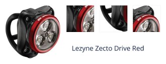 Lezyne Zecto Drive 250 lm Red Cyklistické svetlo 1