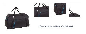Lifeventure Packable Duffle 70 l Black 1