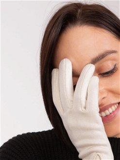 Light beige women's gloves 6