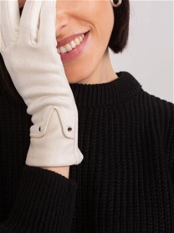 Light beige women's gloves 5
