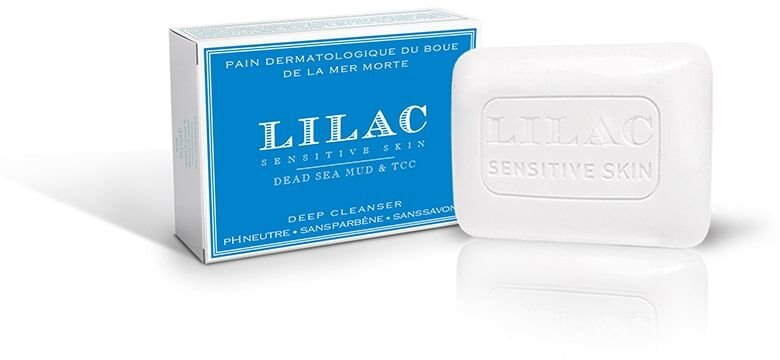 LILAC DEAD SEA MUD&TCC Syndet Bar - dermatologicke mydlo z mŕtveho mora
