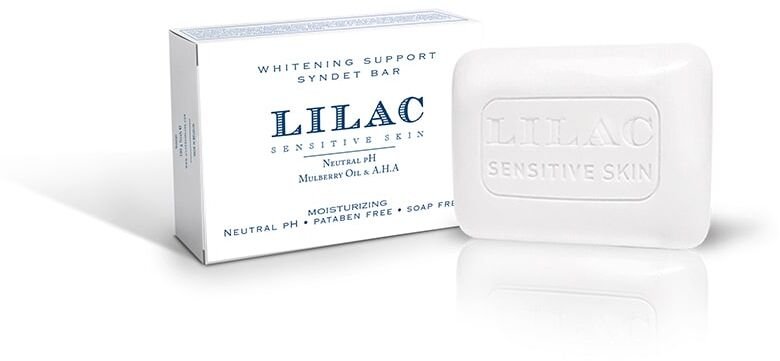 LILAC Whitening Support Syndet Bar - dermatolgicke mydlo bieliace