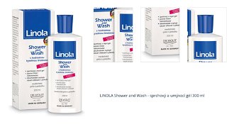 LINOLA Shower and Wash - sprchový a umývací gél 300 ml 1
