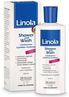 LINOLA Shower and Wash - sprchový a umývací gél 300 ml 2