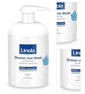 LINOLA Shower and Wash Sprchový a umývací gél 500 ml 3