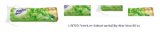 LINTEO Premium Vatové vankúšiky Aloe Vera 80 ks 1
