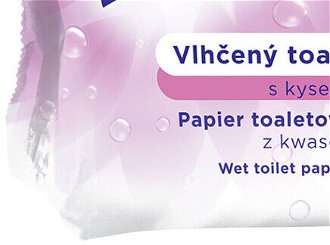 LINTEO Vlhčený toaletný papier s kyselinou mliečnou 60 ks 8