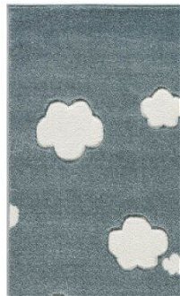 Detský koberec - Malý Mráčik farba: mätová - biela, rozmer: 120 x 180 cm 6