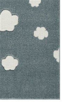 Detský koberec - Malý Mráčik farba: mätová - biela, rozmer: 120 x 180 cm 9
