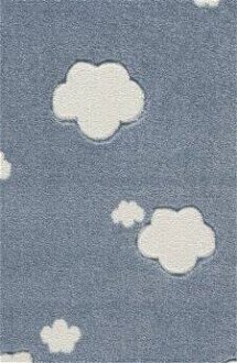 Detský koberec - Malý Mráčik farba: modrá - biela, rozmer: 160 x 230 cm 5