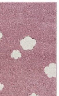 Detský koberec - Malý Mráčik farba: ružová - biela, rozmer: 120 x 180 cm 7