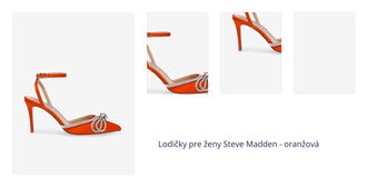 Lodičky pre ženy Steve Madden - oranžová 1