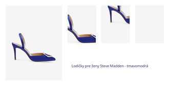 Lodičky pre ženy Steve Madden - tmavomodrá 1