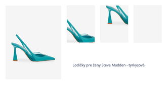 Lodičky pre ženy Steve Madden - tyrkysová 1