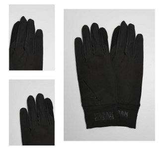 Logo Cuff Performance Gloves Black 4