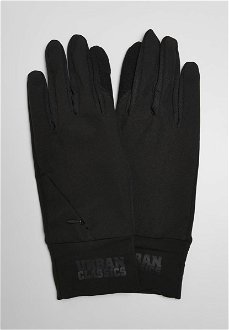 Logo Cuff Performance Gloves Black