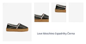 Love Moschino Espadrilky Čierna 1