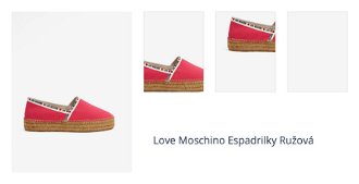 Love Moschino Espadrilky Ružová 1