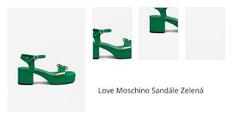 Love Moschino Sandále Zelená 1