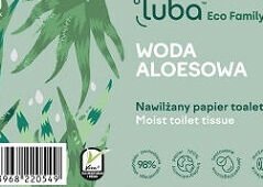 LUBA Vlhčený toaletný papier Aloe 50 ks 5