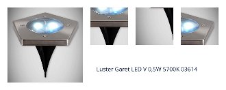 Luster Garet LED V 0,5W 5700K 03614 1