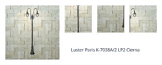Luster Paris K-7038A/2 LP2 Cierna 1