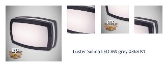 Luster Solina LED 8W grey 0368 K1 1