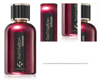 Luxury Concept Oud and Saffron Intense parfumovaná voda pre mužov 100 ml 1