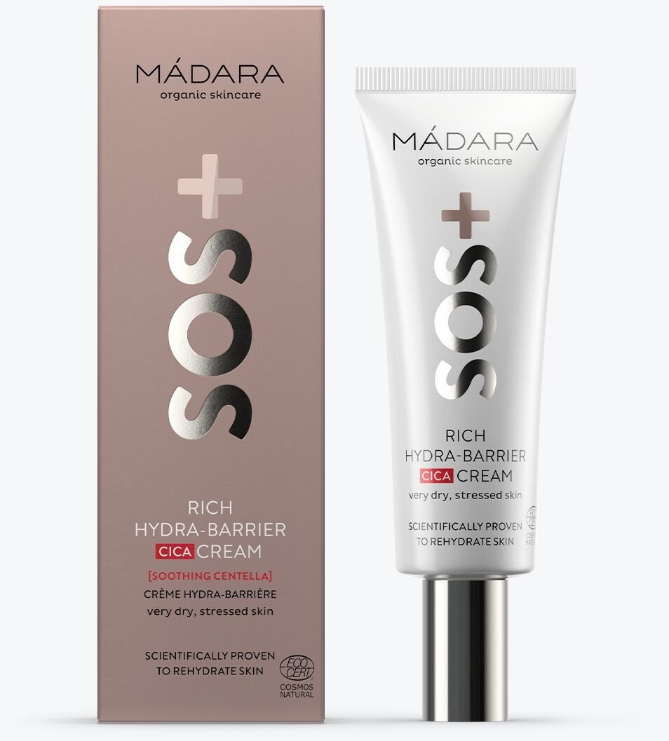 Madara SOS Rich Hydra-Barrier CICA Cream, 40ml
