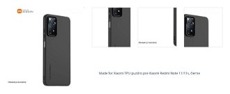 Made for Xiaomi TPU puzdro pre Xiaomi Redmi Note 11/11s, čierne 1