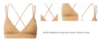 MAGIC Bodyfashion Podprsenka 'Dream'  béžová / hnedá 1