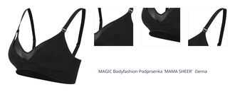 MAGIC Bodyfashion Podprsenka 'MAMA SHEER'  čierna 1