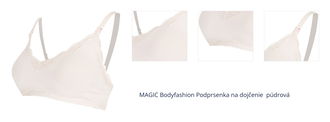 MAGIC Bodyfashion Podprsenka na dojčenie  púdrová 1