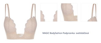 MAGIC Bodyfashion Podprsenka  svetlobéžová 1