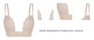 MAGIC Bodyfashion Podprsenka  tmelová 1