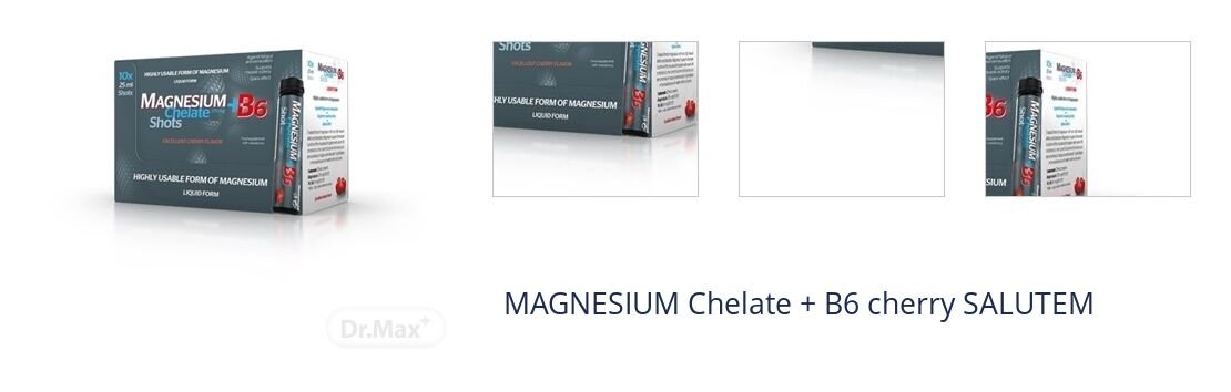 MAGNESIUM Chelate + B6 cherry SALUTEM 1