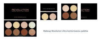 Makeup Revolution Ultra kontúrovacou paletka 1