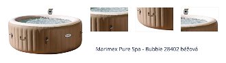 Marimex Pure Spa - Bubble 28402 béžová 1