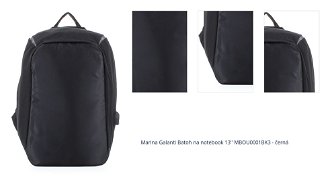 Marina Galanti Batoh na notebook 13'' MBOU0001BK3 - černá 1