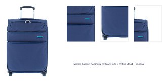 Marina Galanti Kabinový cestovní kufr S 89002-20 44 l - modrá 1